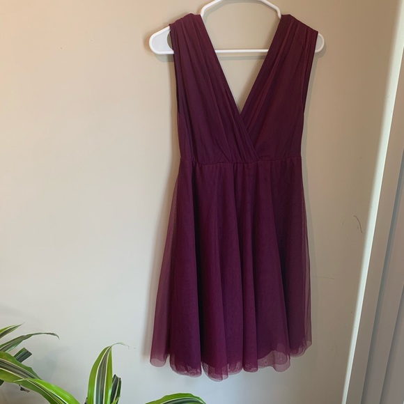 Anthropologie Mouilnette Souers Purple Tulle Dress - Picture 6 of 8